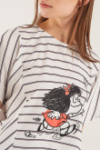 Blusa con estampado de Mafalda