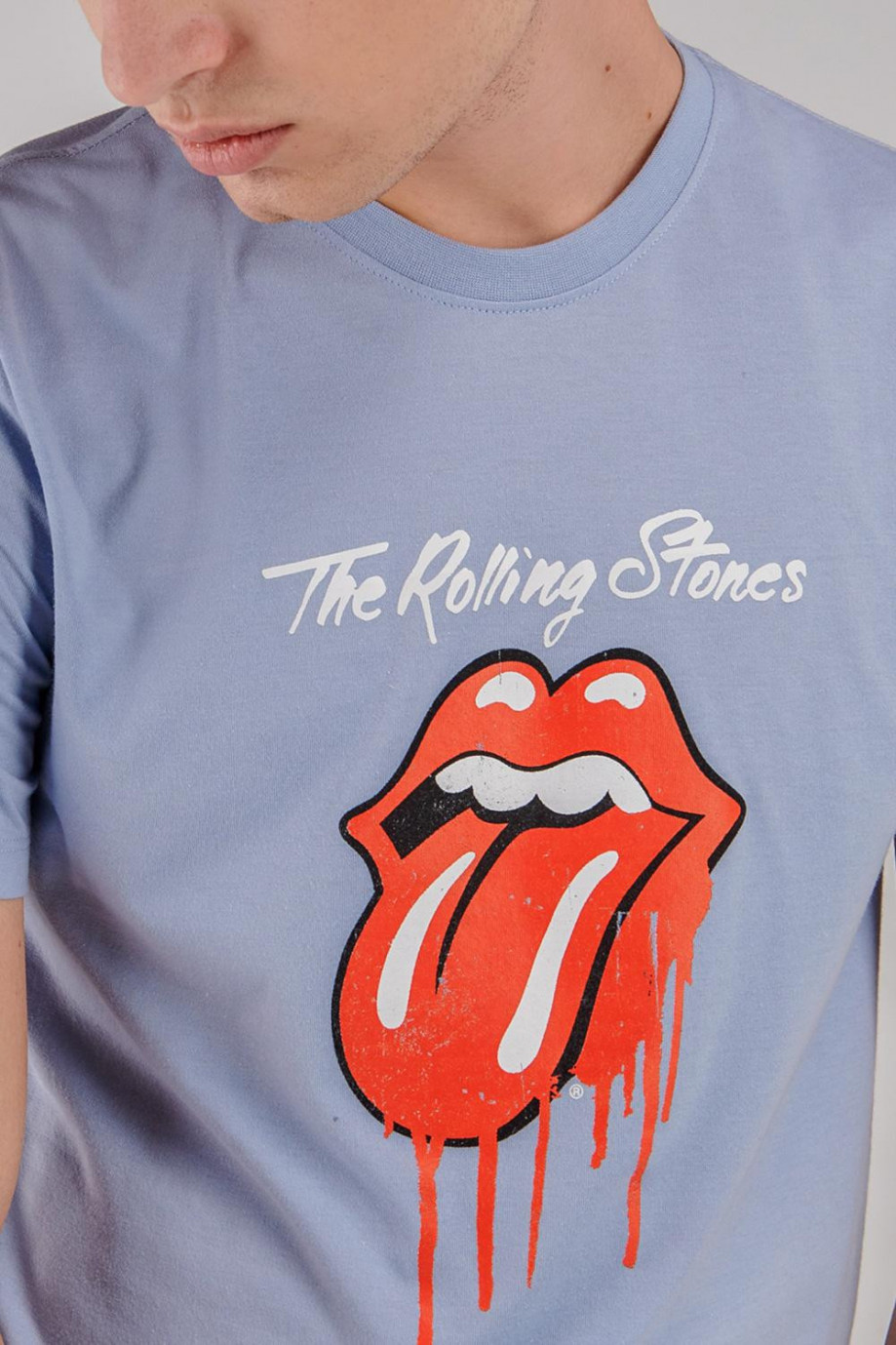 Camiseta manga corta, estampado de Rolling Stones