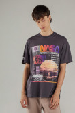 Camiseta manga corta estampada de NASA