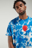 Camiseta preteñida con manga corta y estampado de Pepsi.