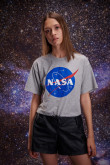 Camiseta manga corta, estampada de NASA,