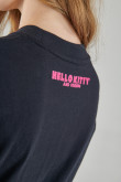 Camiseta manga corta, estampado de Hello Kitty