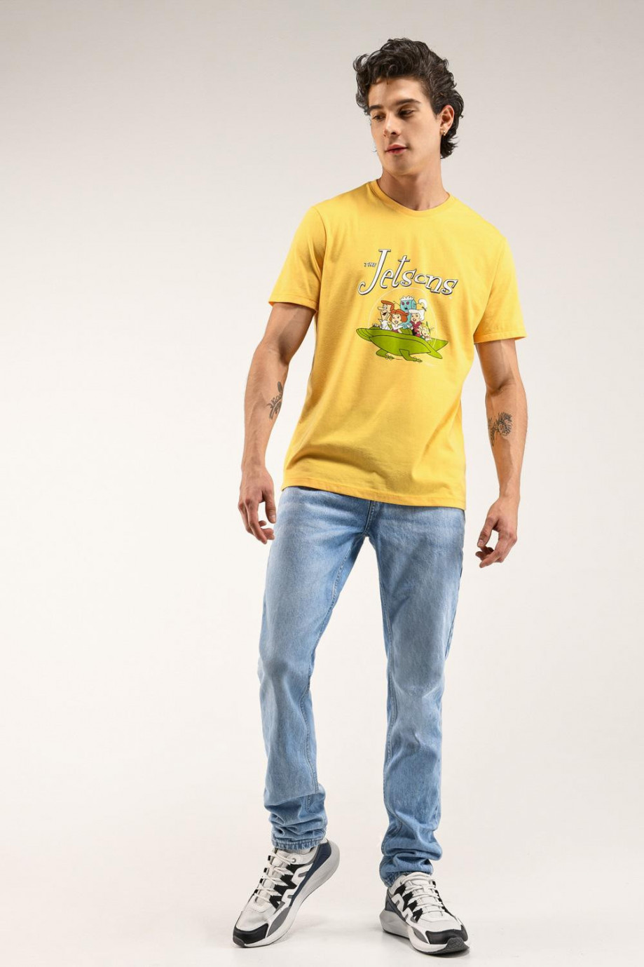 Camiseta manga corta, estampado de Los Supersonicos