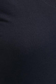 Camiseta manga corta unicolor con cuello en V