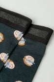 Bóxer midway brief negro con estampados de Rick & Morty