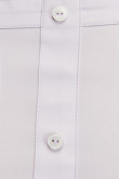 Blusa con escotes cuadrados lila clara y mangas cortas