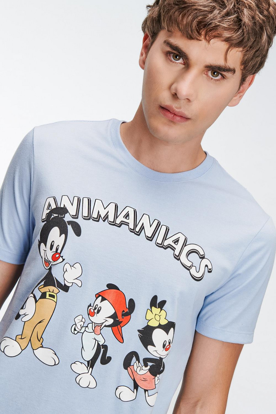 Camiseta, con estampado en frente, de Animaniacs