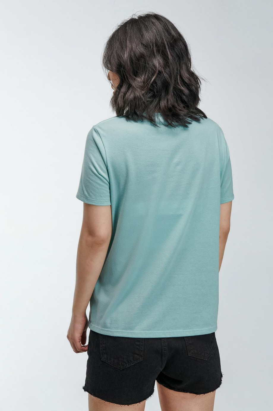 Camiseta manga corta con estampado en frente.