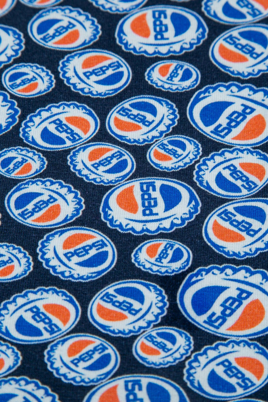 Bóxer azul intenso midway brief con diseños de Pepsi
