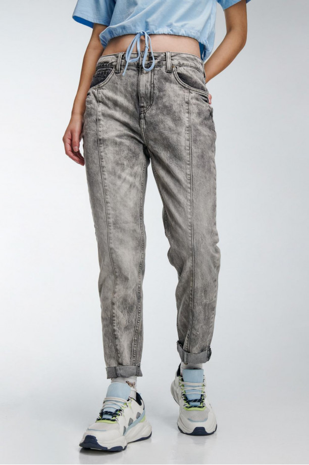 Jean outlet boyfriend gris