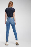 Jean jegging azul claro tiro súper alto con ajuste ceñido