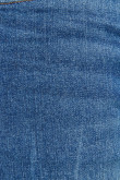 Jean azul oscuro súper skinny con detalles en láser