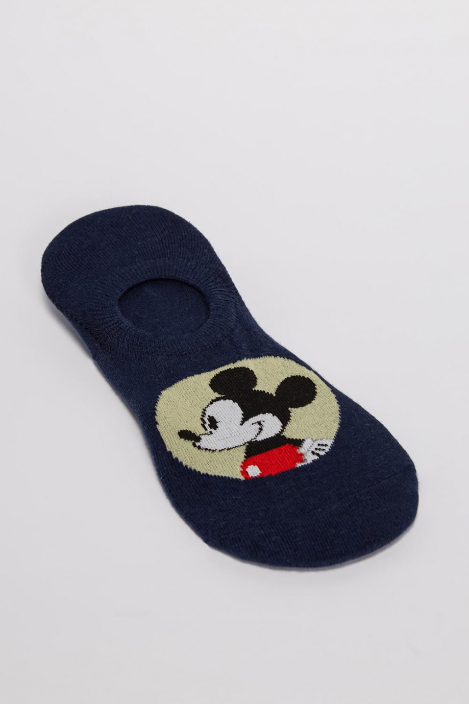 Medias azules intensas invisibles con diseños de Mickey