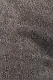 Jean 90´S gris oscuro con tiro alto, desgastes de color y bota ancha