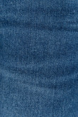 Jean azul medio slim con detalles desteñidos