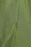 Pantalón verde oscuro tipo culotte con bolsillos y abertura en botas