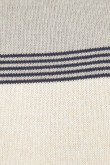 Suéter tejido unicolor con cuello redondo