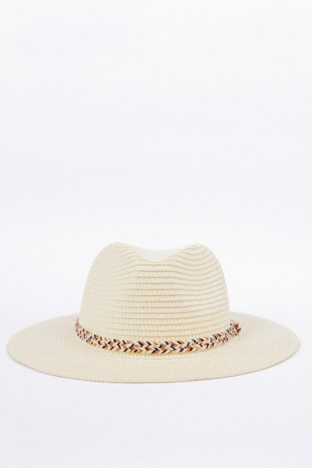 sombrero, con cinta decorativa