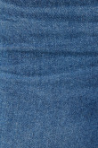 Jean azul oscuro jegging con costuras en contraste y efecto desteñido