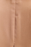 Blusa unicolor con manga corta y cuello resort