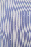 Camisa azul cuello mao con estampado de rayas verticales