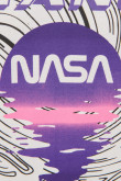 Camiseta manga corta crema clara con estampado de NASA