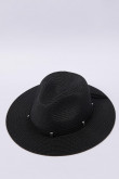 sombrero, con cinturon decorativo