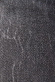 Jean gris oscuro tipo 90´S con roto en rodilla derecha