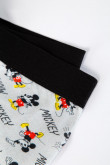 Bóxer gris medio tipo brief con estampados de Mickey