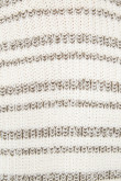 Suéter tejido cuello redondo unicolor con ajuste ceñido