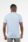 Camiseta azul claro manga corta con estampado de Popeye en frente