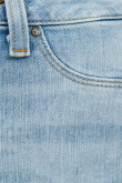 Jean azul claro tipo jegging con efecto desteñido y 5 bolsillos
