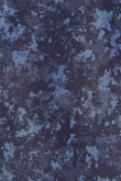 Chaqueta azul anorak con capota y camuflado estampado