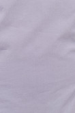 Blusa manga corta aglobada lila claro con cremallera posterior