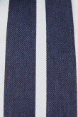 Camisa manga larga unicolor a rayas con doble bolsillo