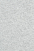 Camiseta polo gris con detalles tejidos y botones en frente