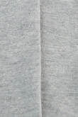 Bóxer gris medio tipo trunk con elástico negro en la cintura