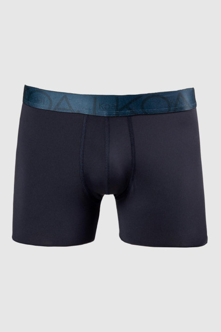 Bóxer brief-medio azul intenso con costuras planas