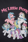 Camiseta manga corta azul intensa con estampado de My Little Pony