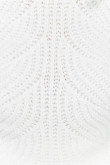 Suéter tejido unicolor cuello redondo de silueta holgada