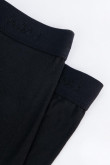 Bóxer brief negro con elástico contramarcado en la cintura