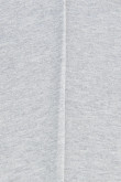 Bóxer gris medio tipo brief con costuras y elástico en contraste