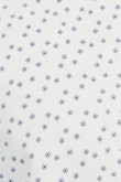 Camisa unicolor manga larga con diseños en mini print