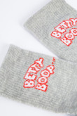 Medias cortas gris medio con diseño de Betty Boop
