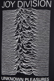 Camiseta azul intensa con estampado de Joy Division y manga corta