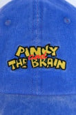 Cachucha beisbolera azul clara con bordado de Pinky & Cerebro