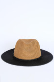 sombrero-de-paja-para-mujer-estilo-fedora-color-kaky-muy-claro-con-contraste-en-negro-y-lazo-decorativo