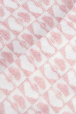Medias rosadas claras tobilleras con diseños de póker