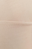 Camiseta manga corta unicolor con escote asimétrico cruzado