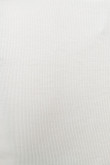 Camiseta unicolor con texturas de canal y cuello redondo